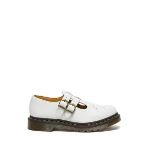 8065 Women's Mary Jane- White Smooth