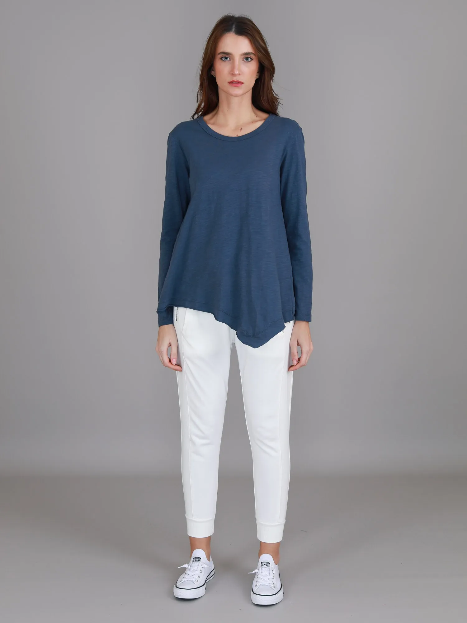 Adelaide Asymmetrical Hem T Shirt