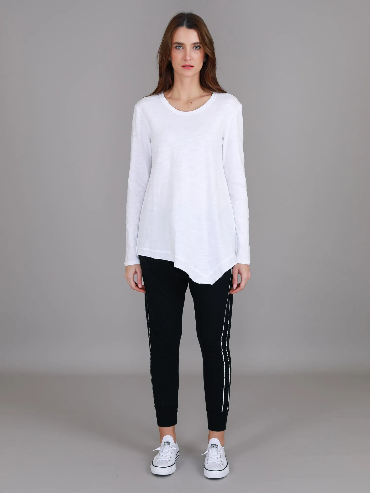 Adelaide Asymmetrical Hem T Shirt
