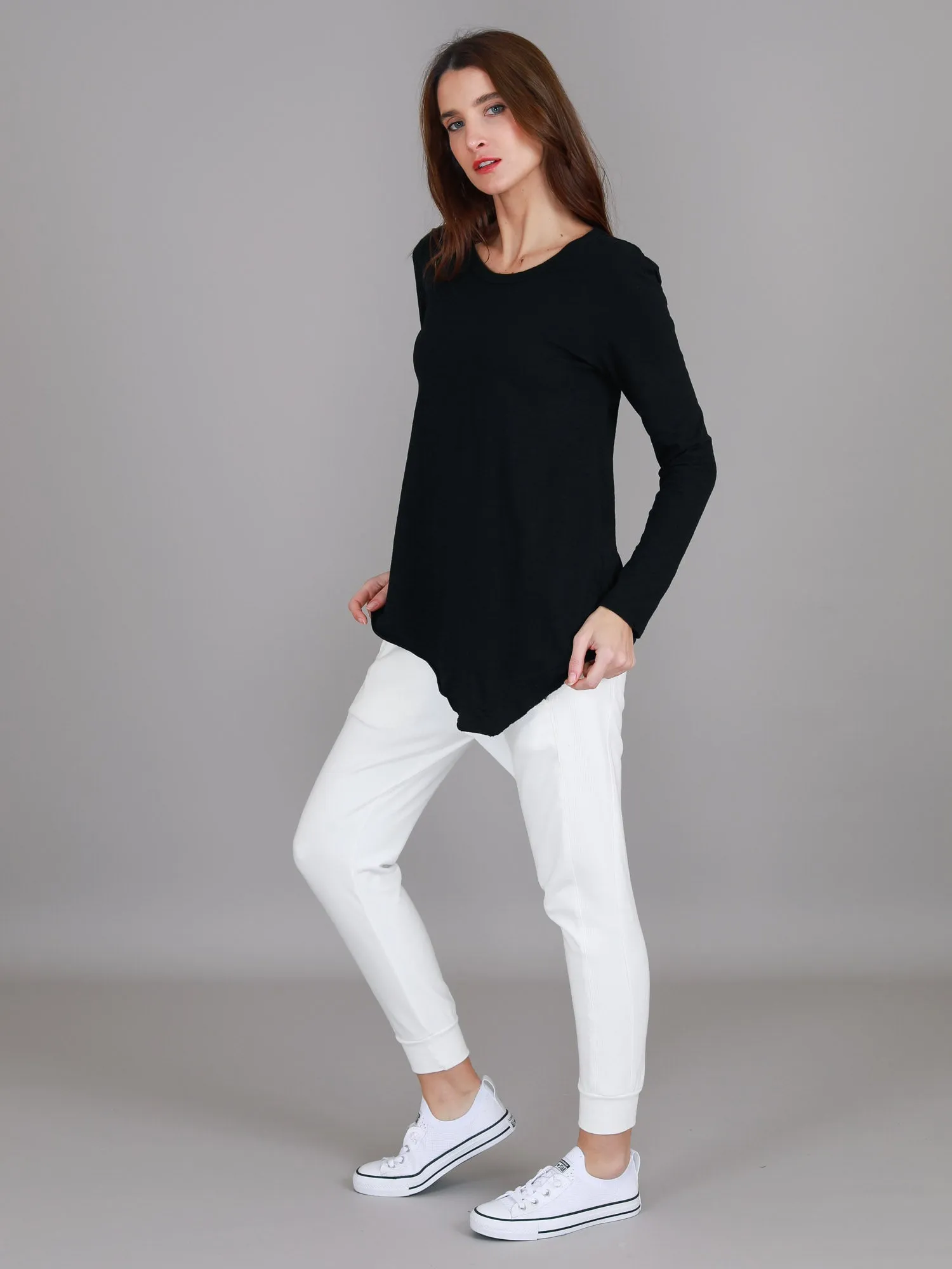 Adelaide Asymmetrical Hem T Shirt
