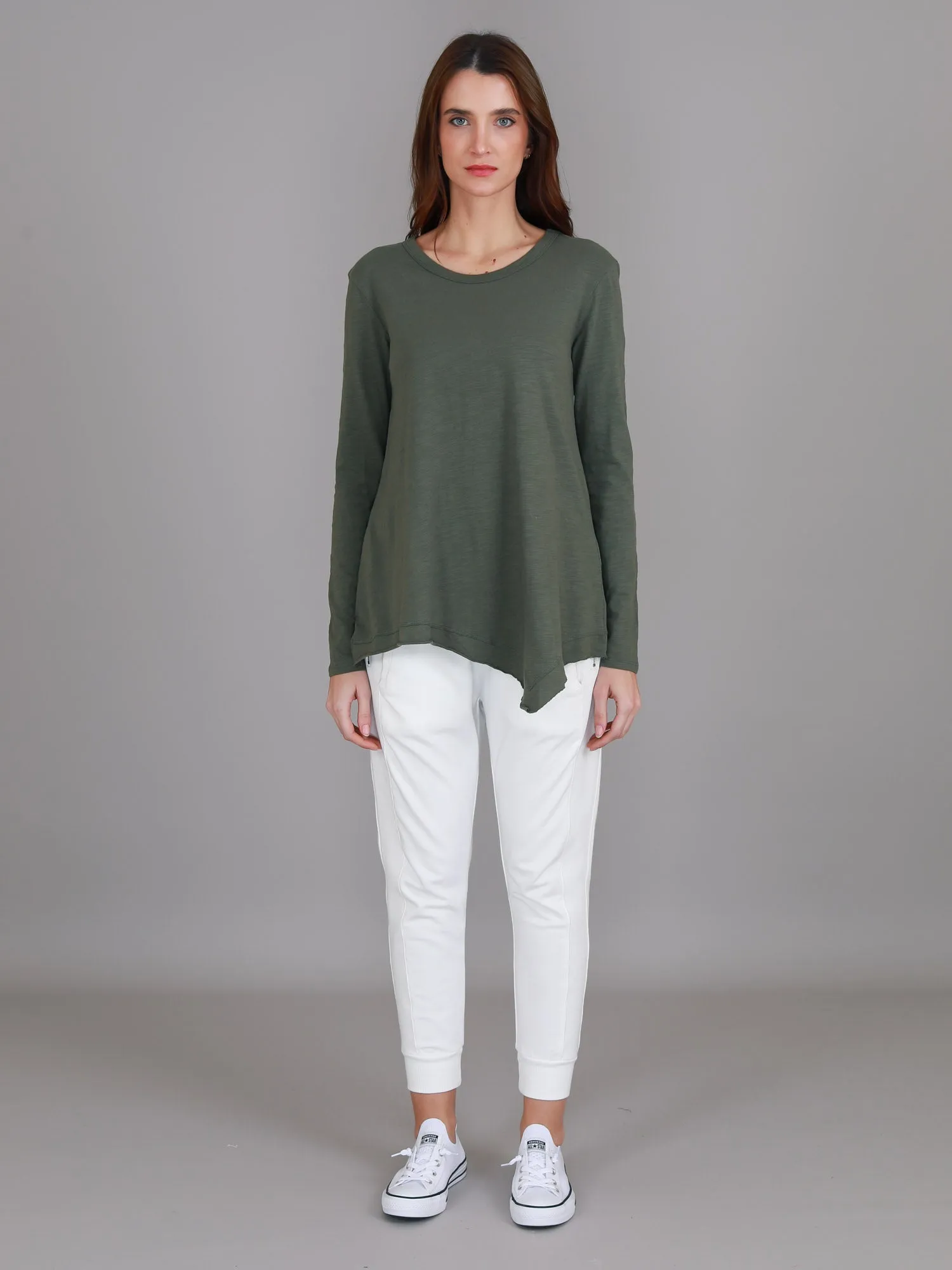 Adelaide Asymmetrical Hem T Shirt
