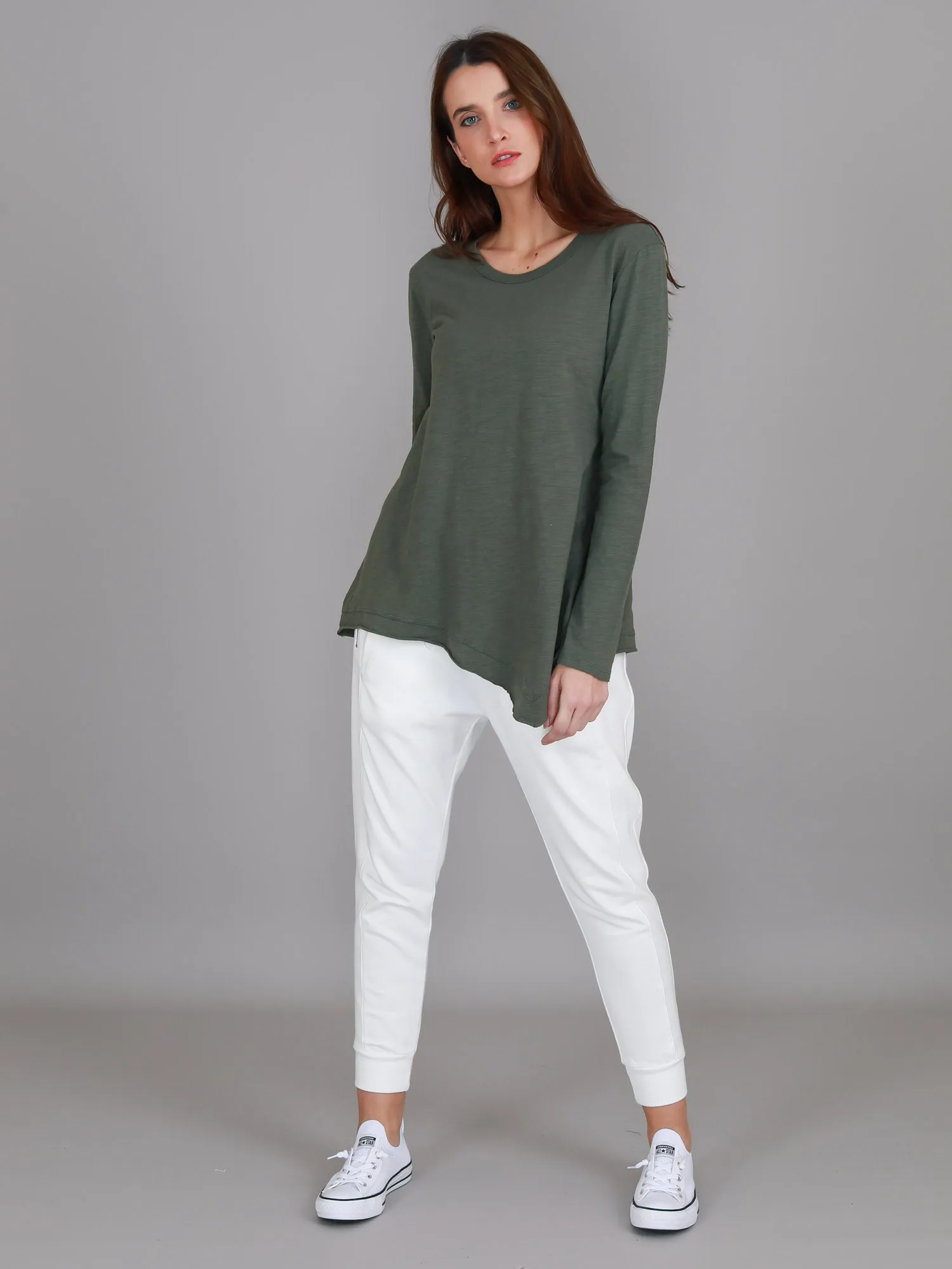 Adelaide Asymmetrical Hem T Shirt
