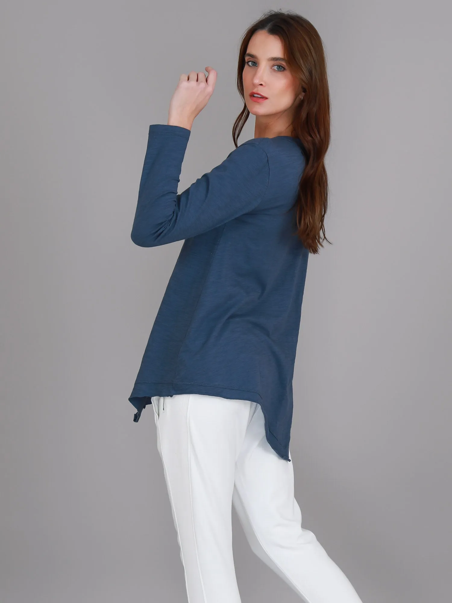 Adelaide Asymmetrical Hem T Shirt