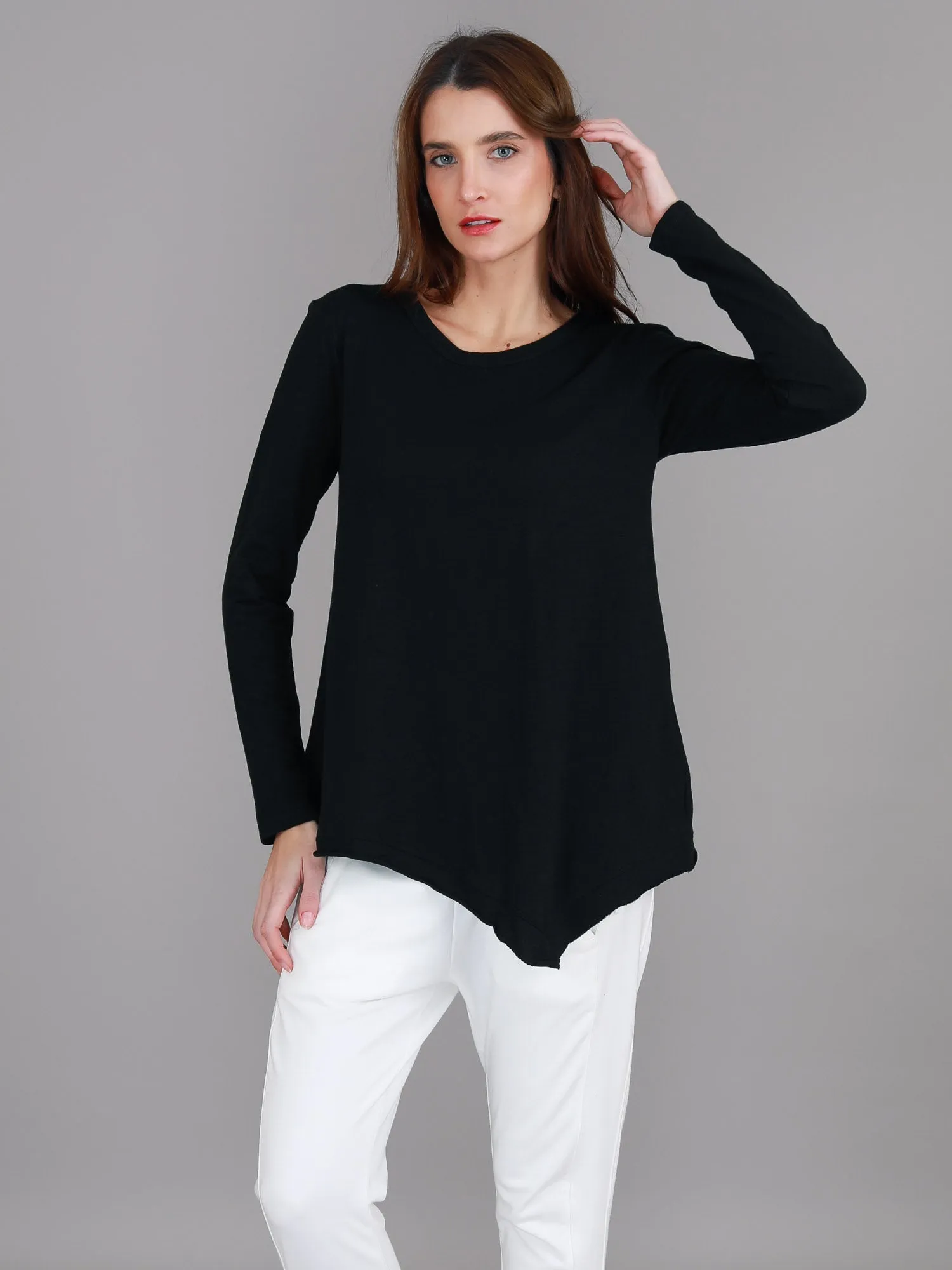 Adelaide Asymmetrical Hem T Shirt