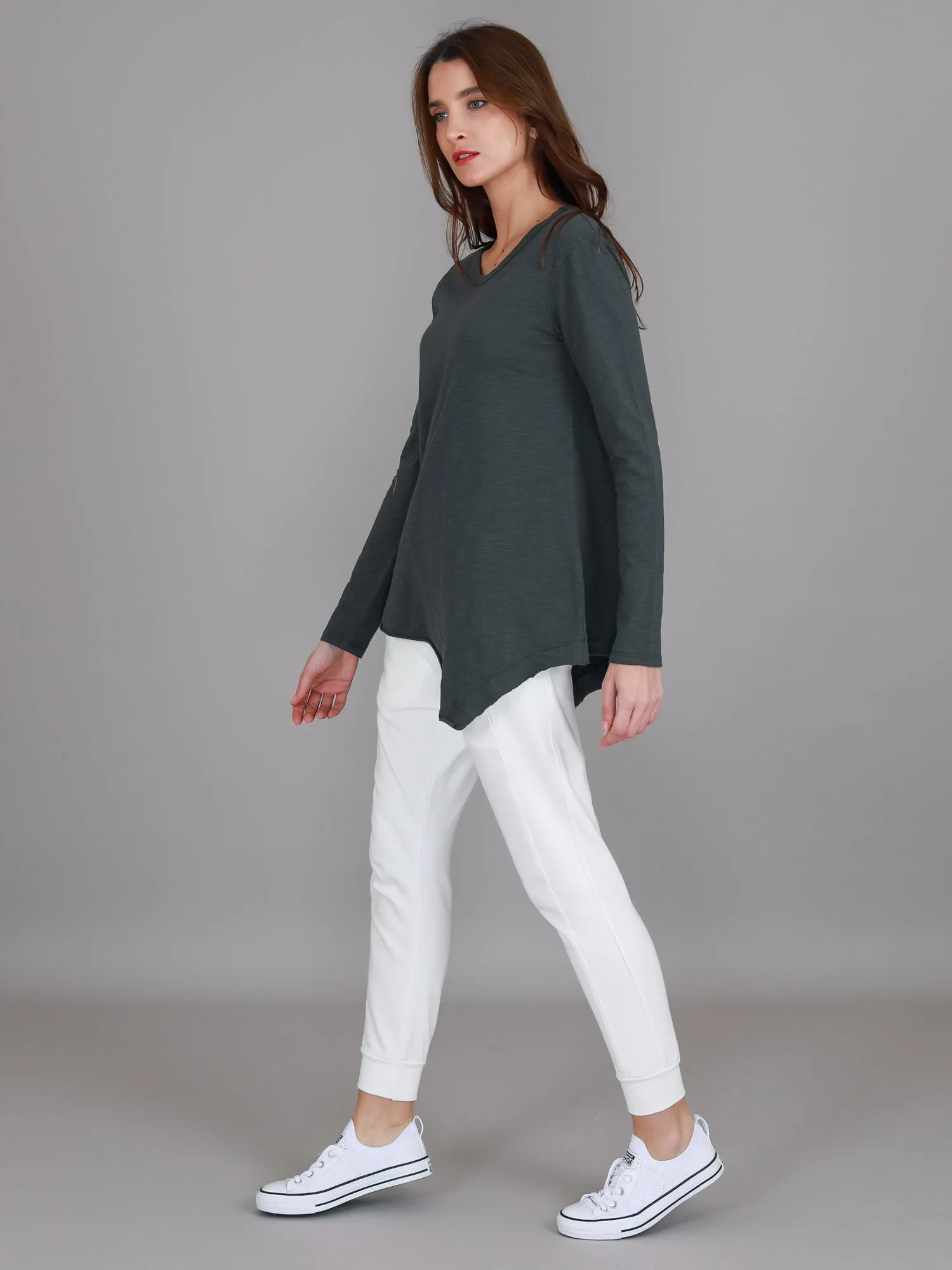 Adelaide Asymmetrical Hem T Shirt