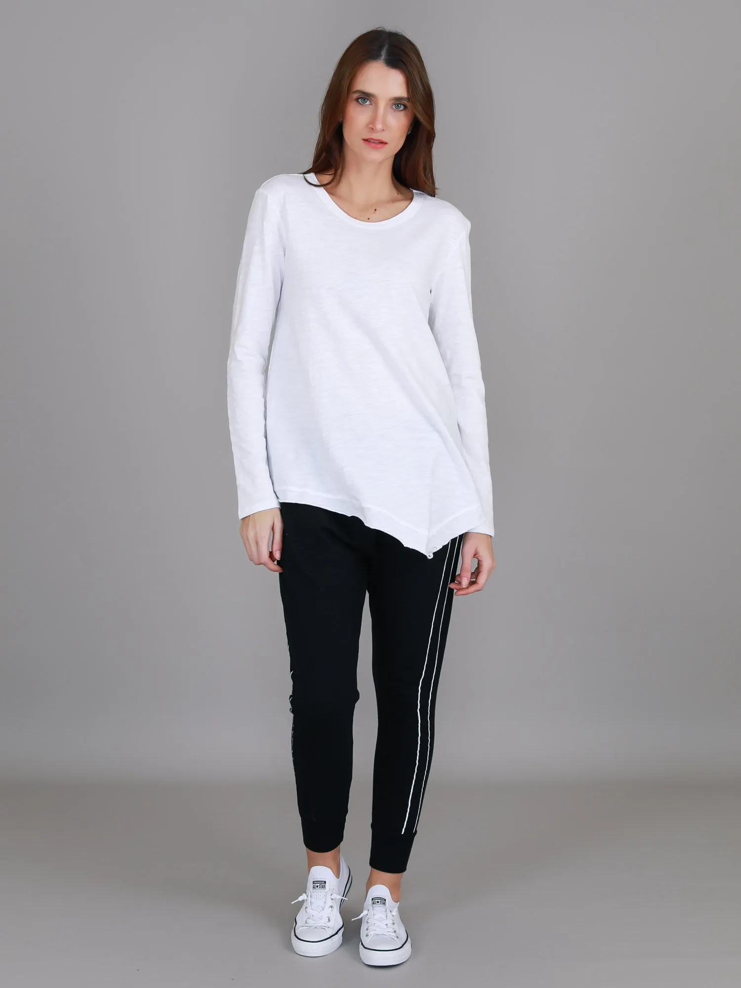 Adelaide Asymmetrical Hem T Shirt