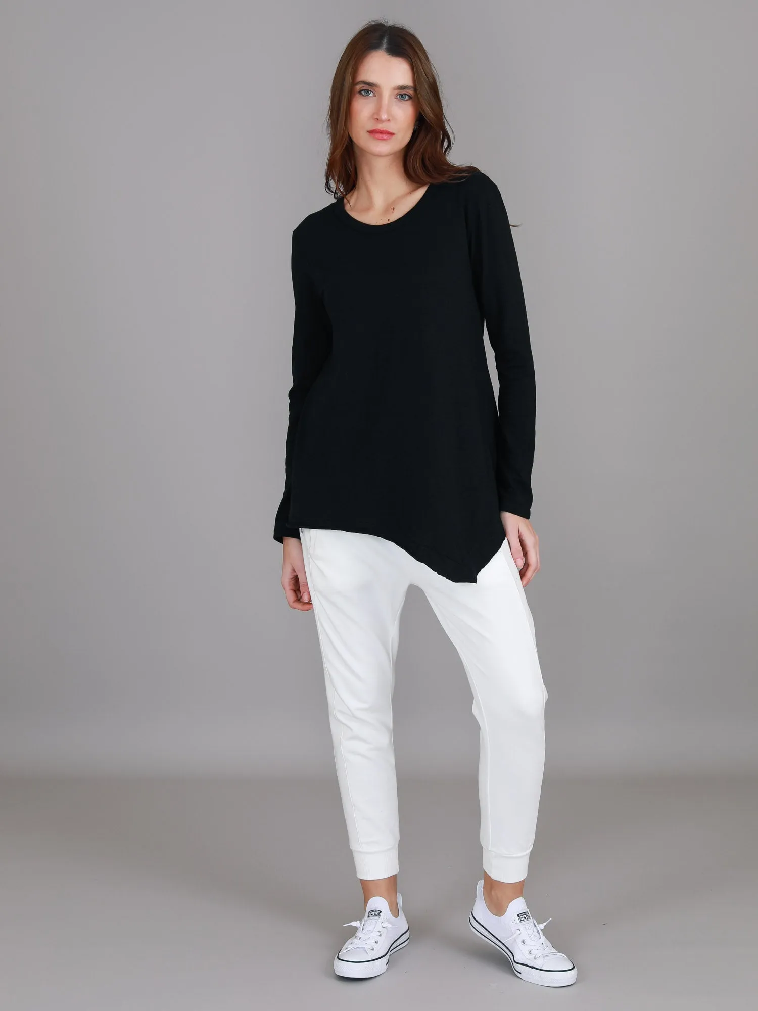 Adelaide Asymmetrical Hem T Shirt