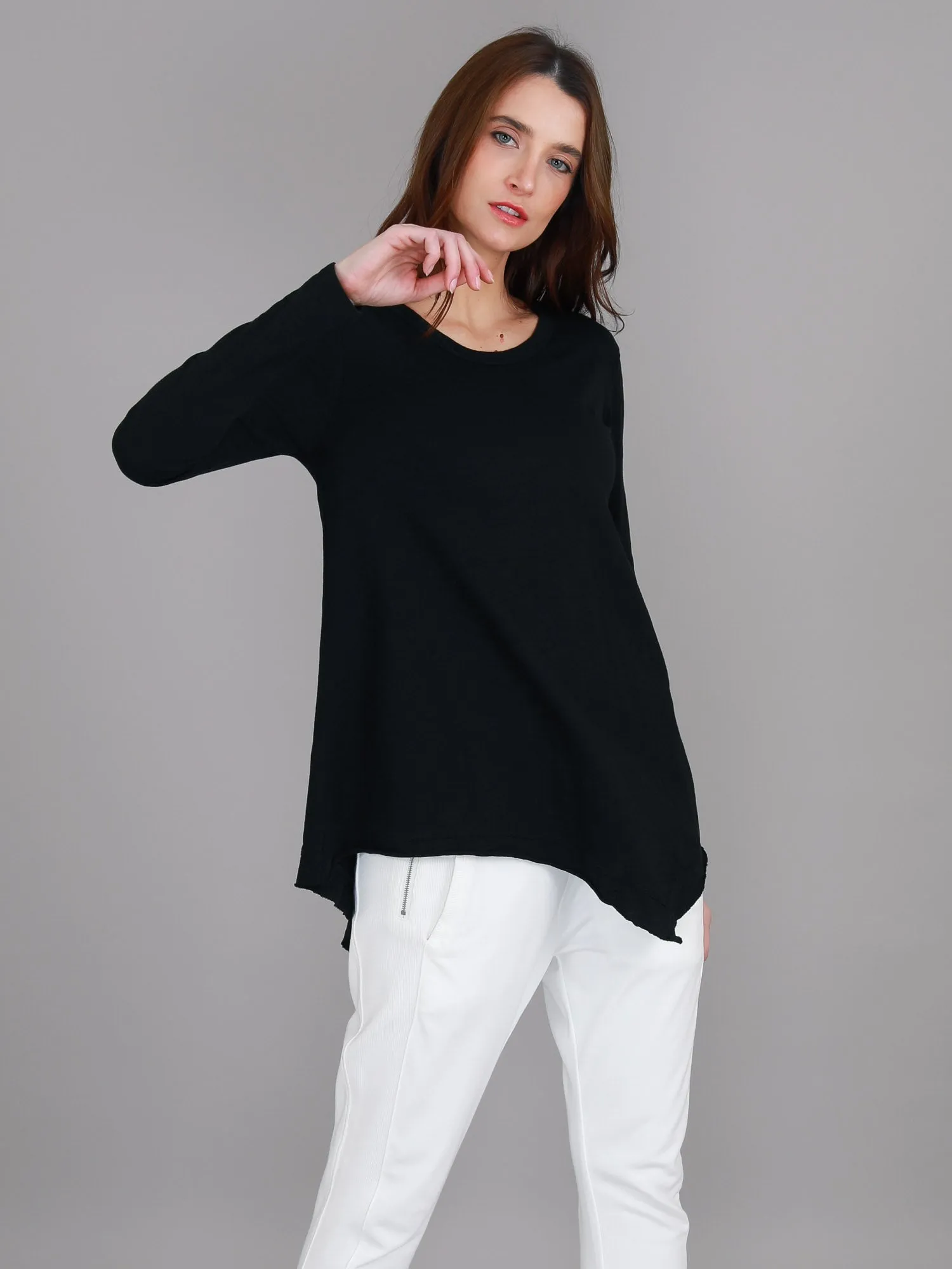 Adelaide Asymmetrical Hem T Shirt