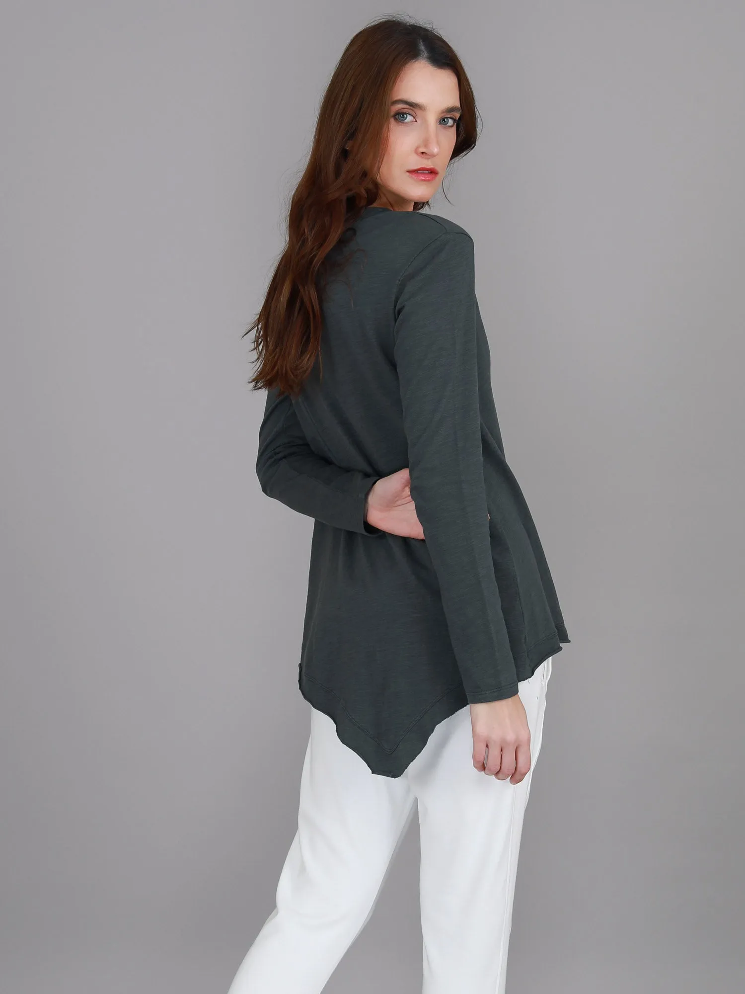 Adelaide Asymmetrical Hem T Shirt