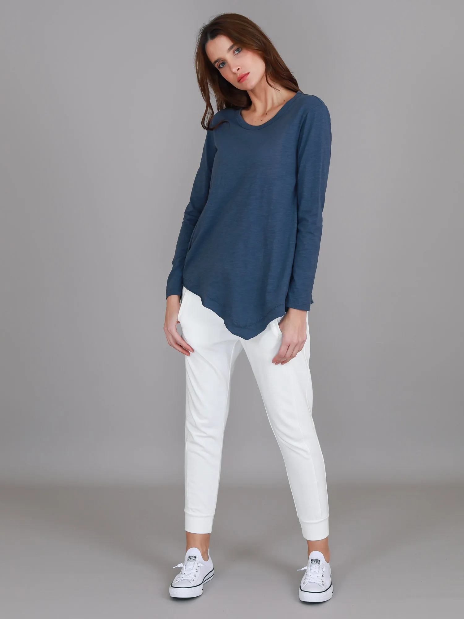 Adelaide Asymmetrical Hem T Shirt