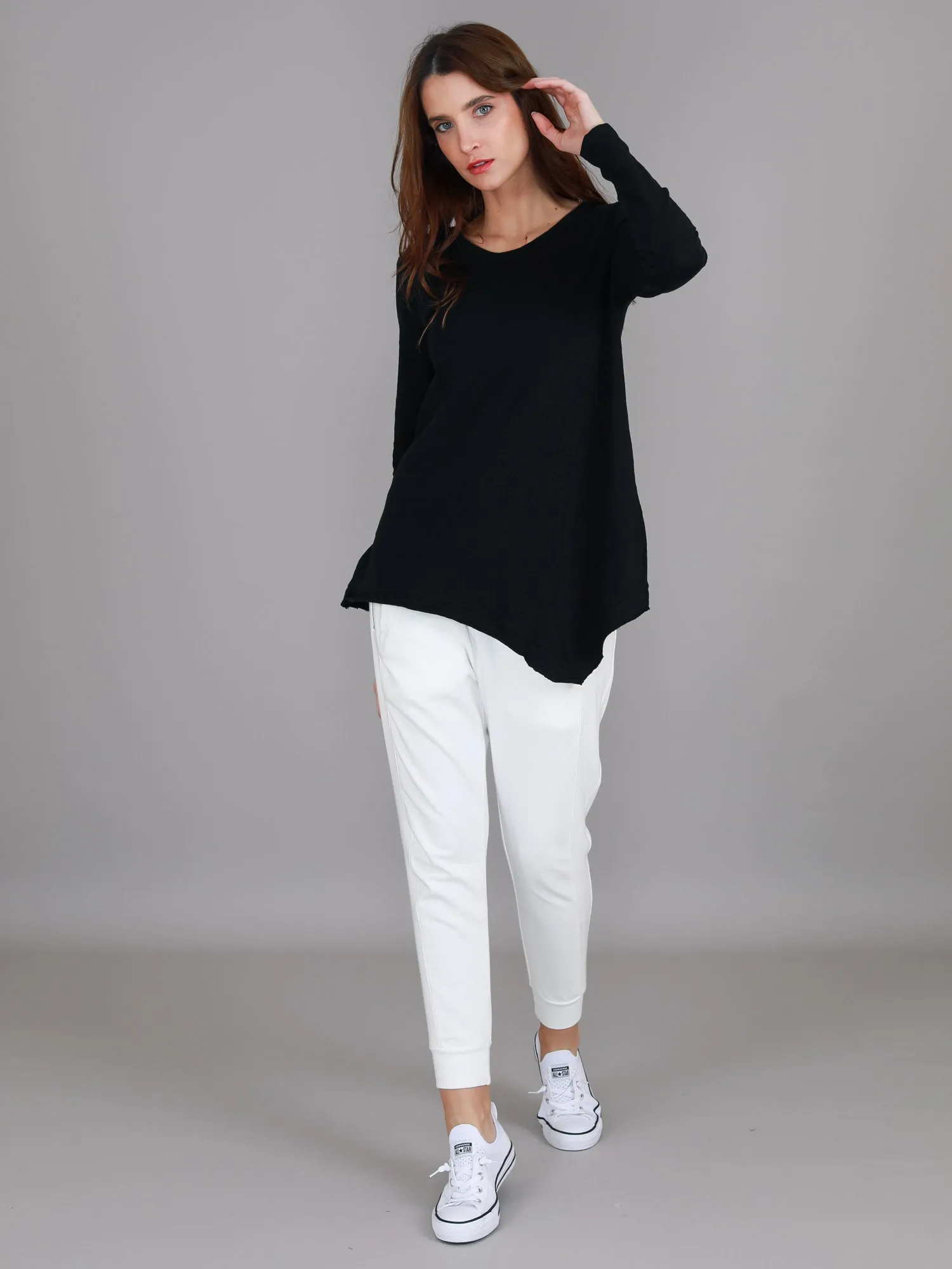 Adelaide Asymmetrical Hem T Shirt
