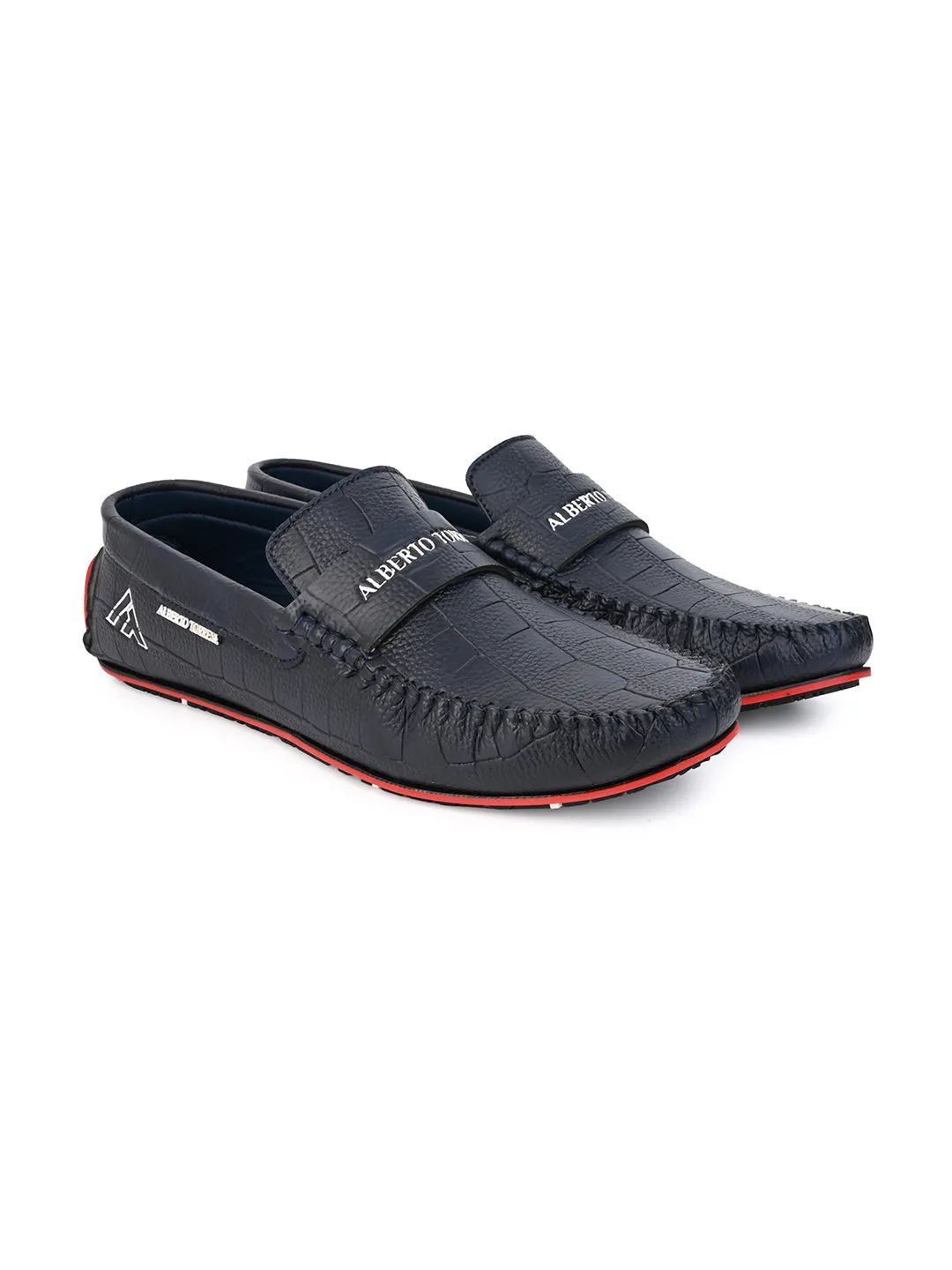 Alberto torresi Synthetic Navy Casual Loafers
