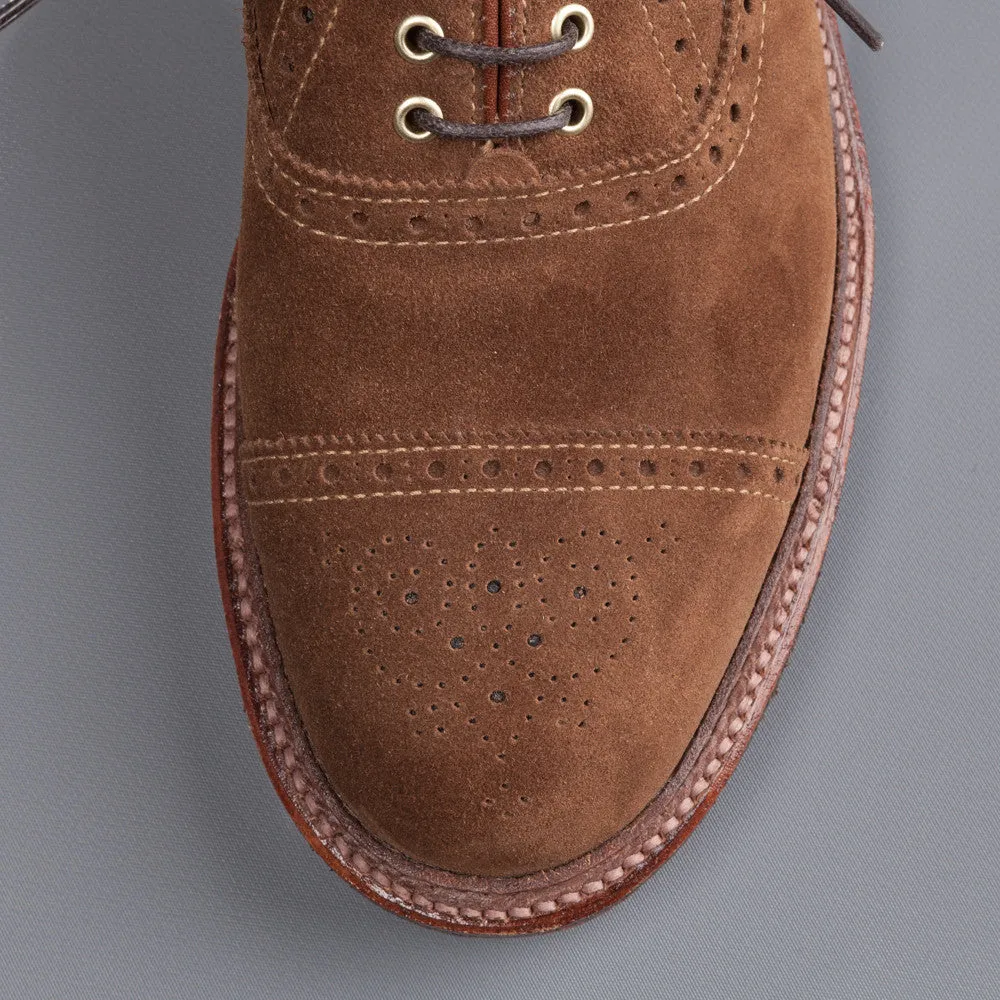 Alden x Frans Boone cap toe in snuff suede on crepe sole