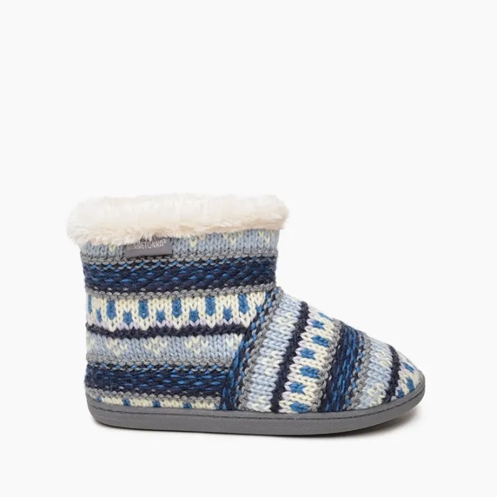 Betty Slipper in Blue Multi