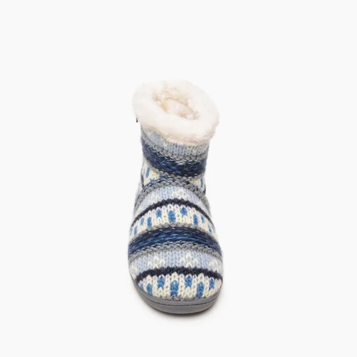 Betty Slipper in Blue Multi