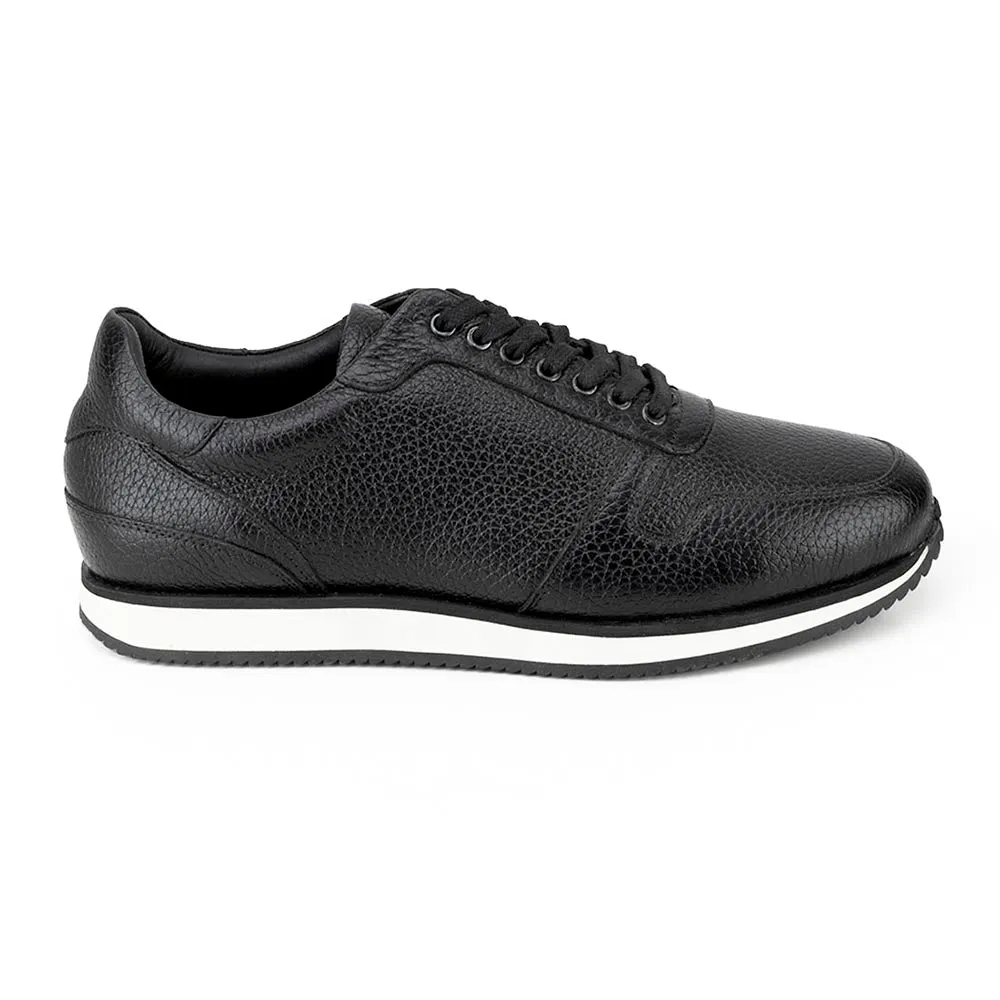 Black Milled Trainers