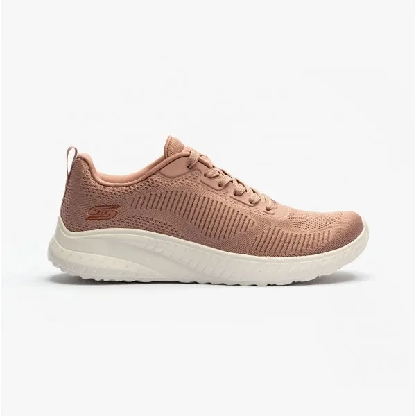 BOBS SQUAD CHAOS - FACE OFF Ladies Sporty Trainers Blush