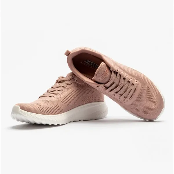 BOBS SQUAD CHAOS - FACE OFF Ladies Sporty Trainers Blush