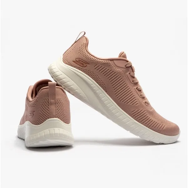 BOBS SQUAD CHAOS - FACE OFF Ladies Sporty Trainers Blush