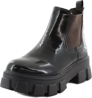 Circus by Sam Edelman Darielle Chestnut Pull On Chunky Lug Sole Ankle Boots