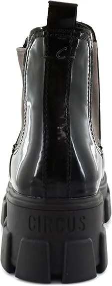 Circus by Sam Edelman Darielle Chestnut Pull On Chunky Lug Sole Ankle Boots