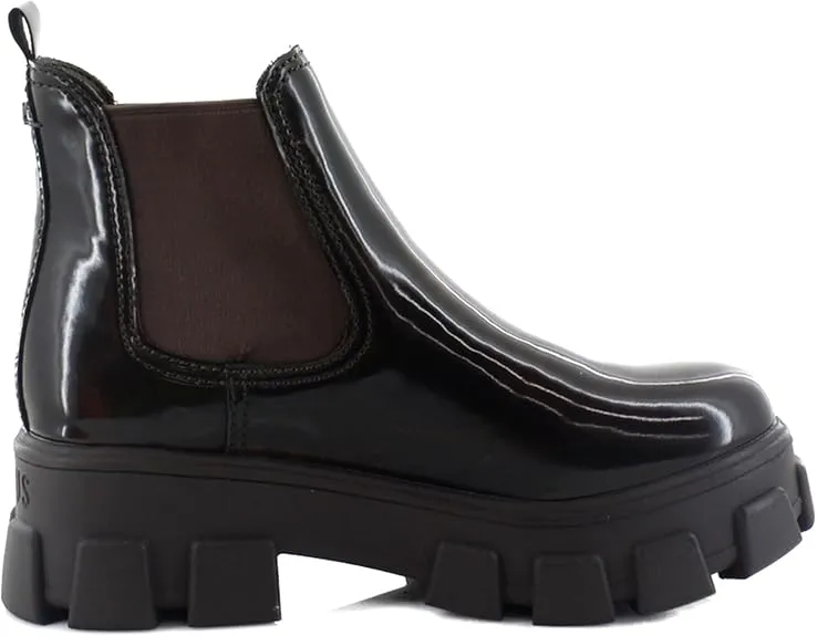 Circus by Sam Edelman Darielle Chestnut Pull On Chunky Lug Sole Ankle Boots