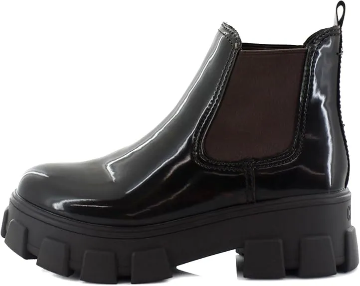 Circus by Sam Edelman Darielle Chestnut Pull On Chunky Lug Sole Ankle Boots