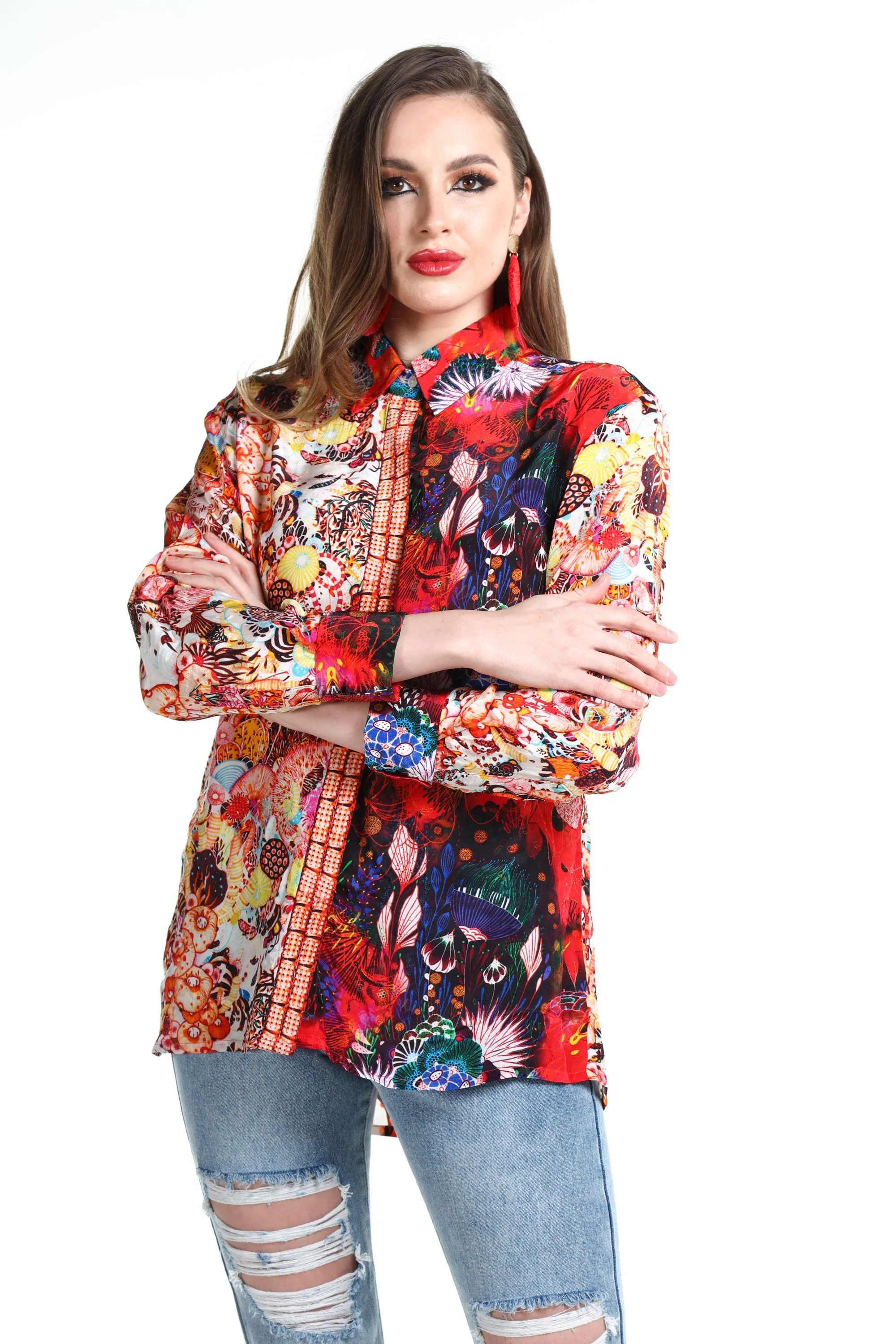 CORRALLE - COLLAR SHIRT