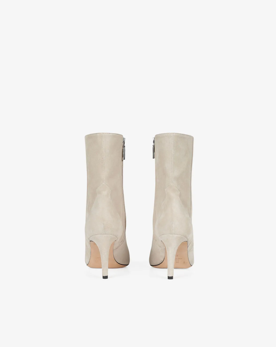 Davy Match Suede Boots Beige