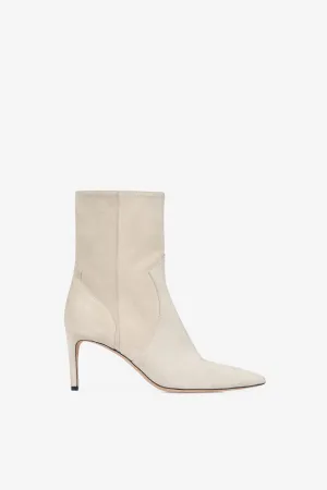 Davy Match Suede Boots Beige