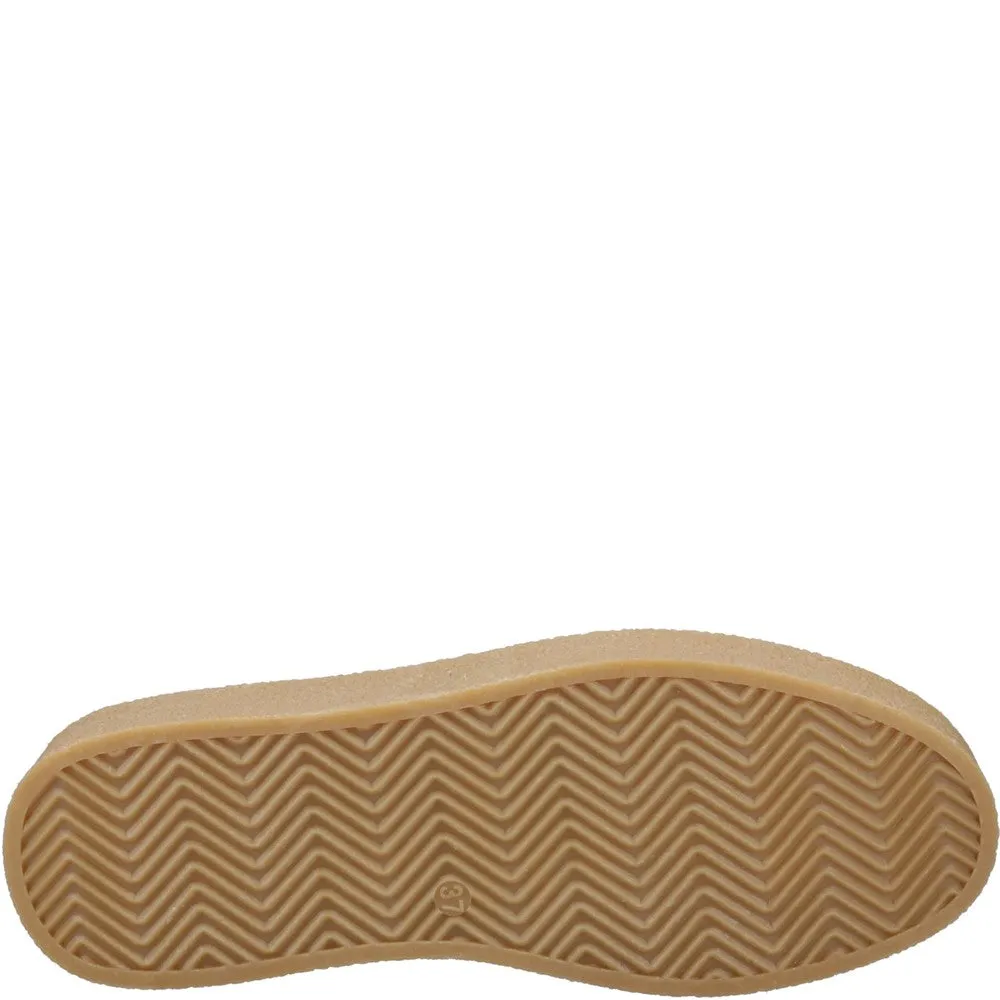Denim Bridie Textile Moccasins