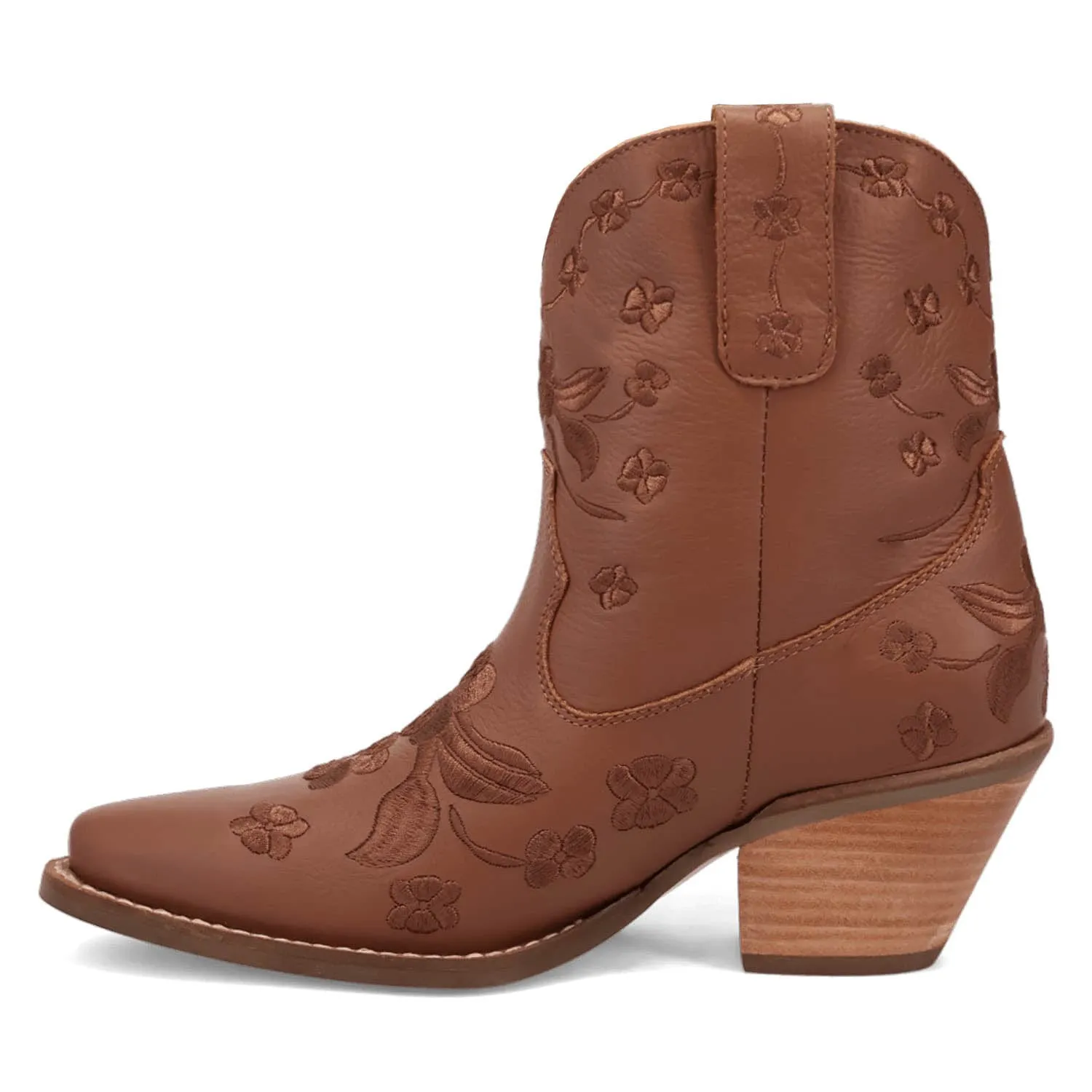 Dingo Womens Sweetheartie Brown Leather Cowboy Boots