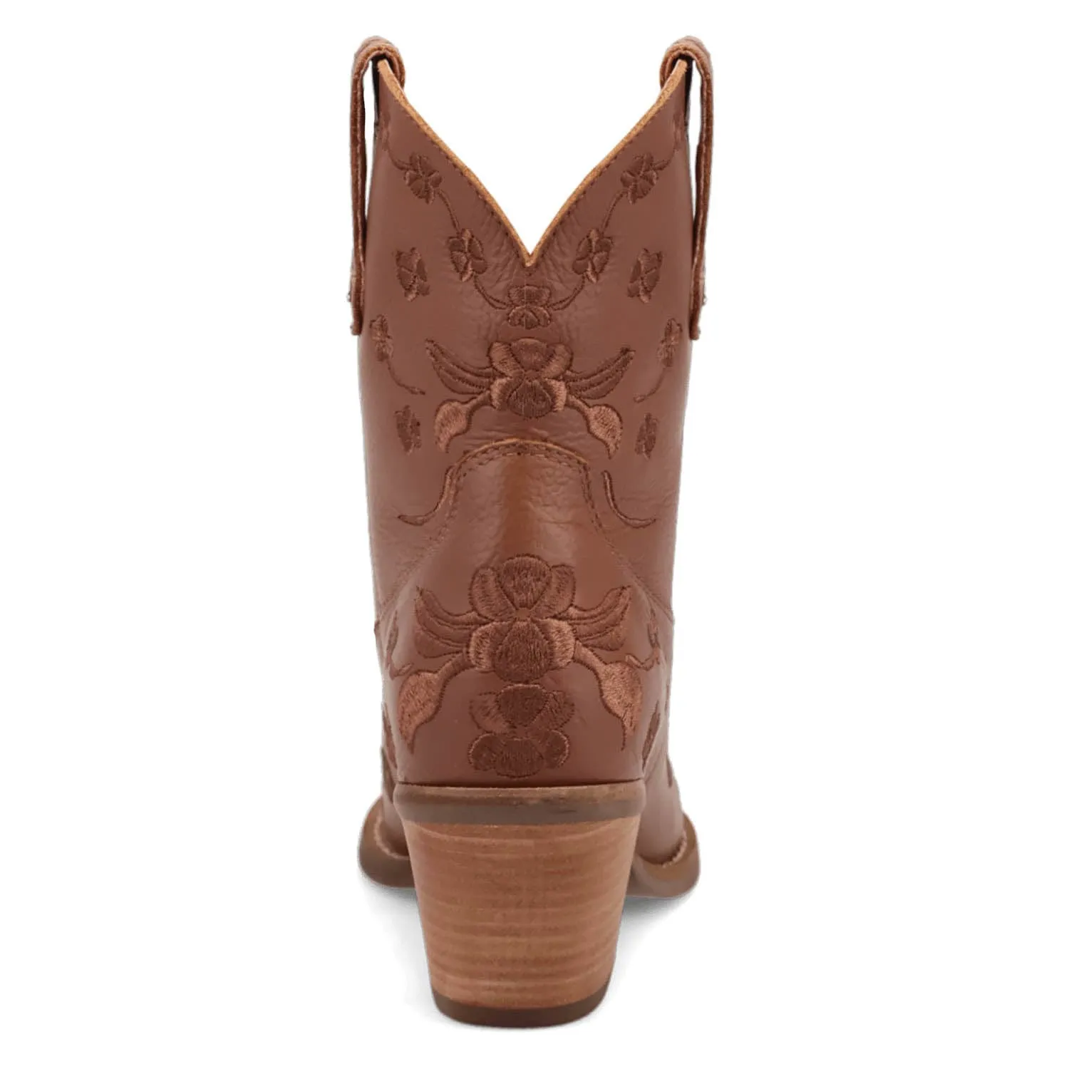 Dingo Womens Sweetheartie Brown Leather Cowboy Boots