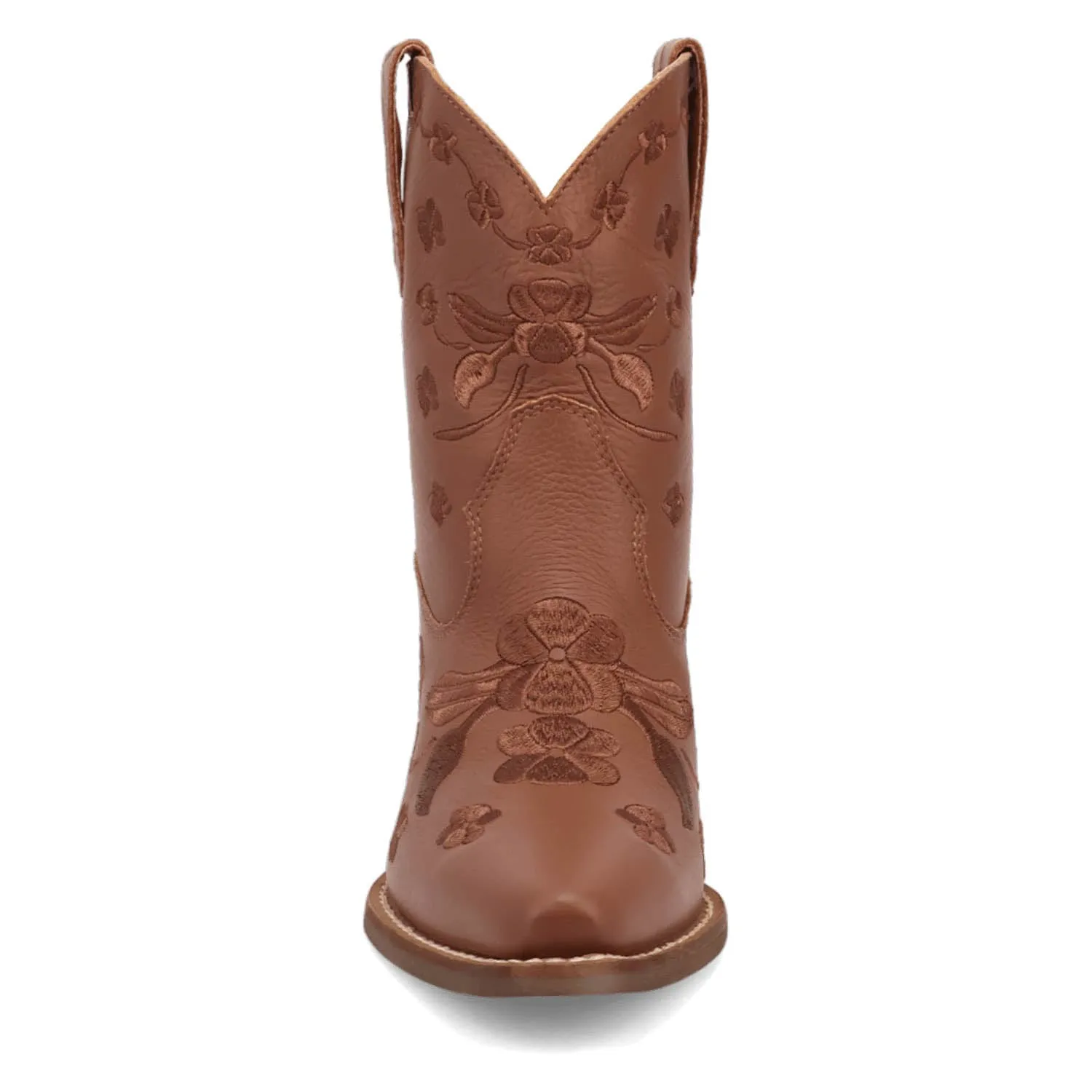 Dingo Womens Sweetheartie Brown Leather Cowboy Boots