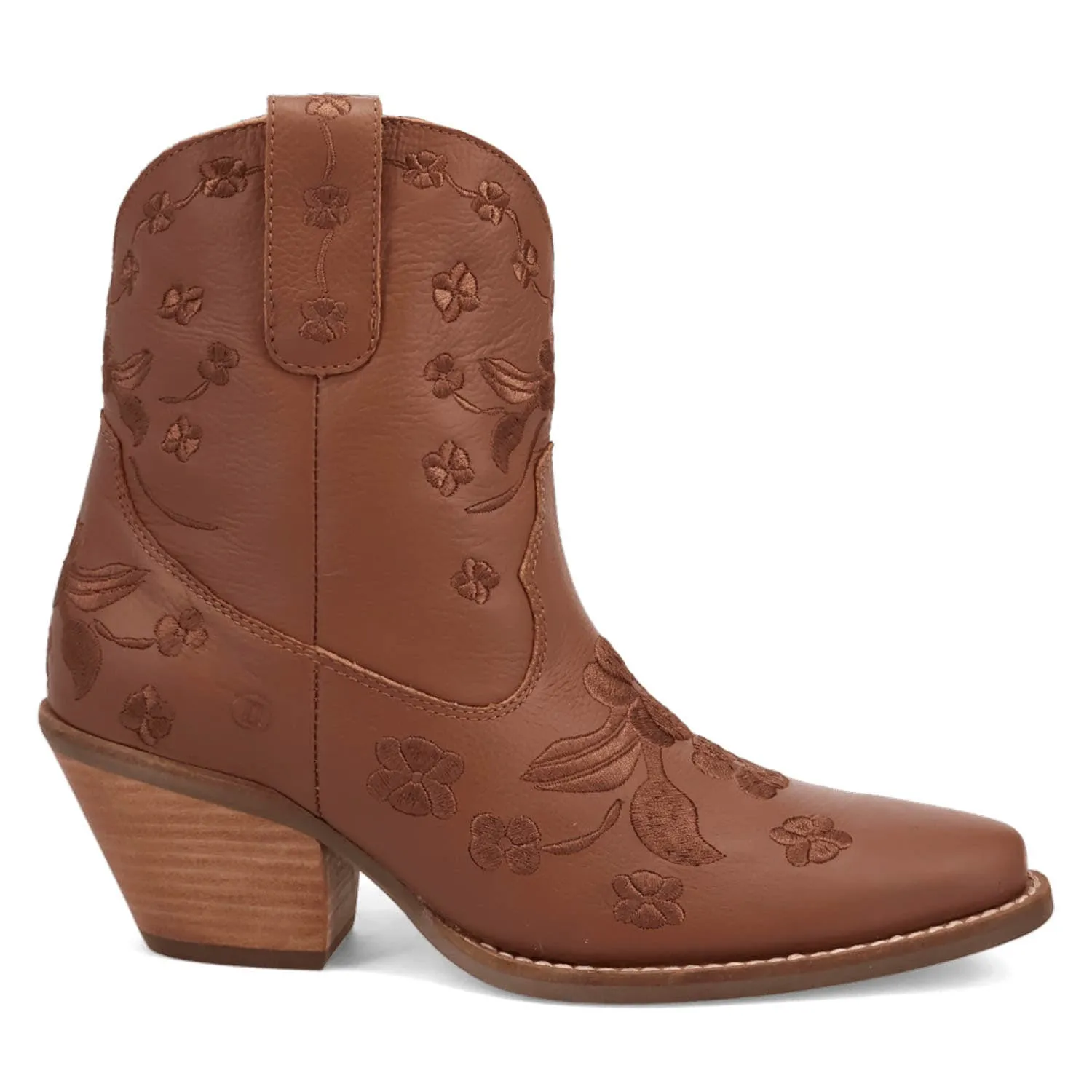 Dingo Womens Sweetheartie Brown Leather Cowboy Boots