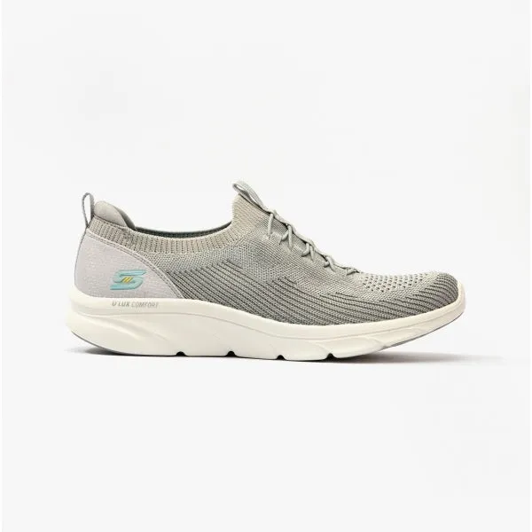 D'LUX COMFORT-BONUS PRIZE Ladies Trainers Grey/Light Blue