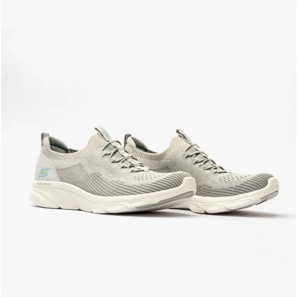 D'LUX COMFORT-BONUS PRIZE Ladies Trainers Grey/Light Blue