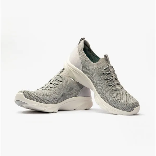 D'LUX COMFORT-BONUS PRIZE Ladies Trainers Grey/Light Blue
