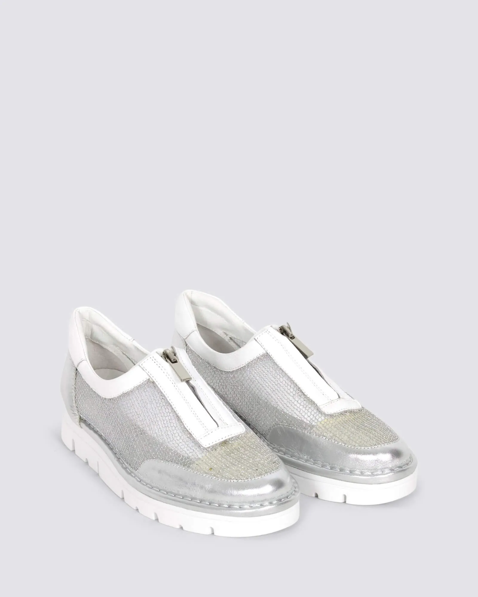 ESHE SNEAKERS SILVER/WHITE MULTI