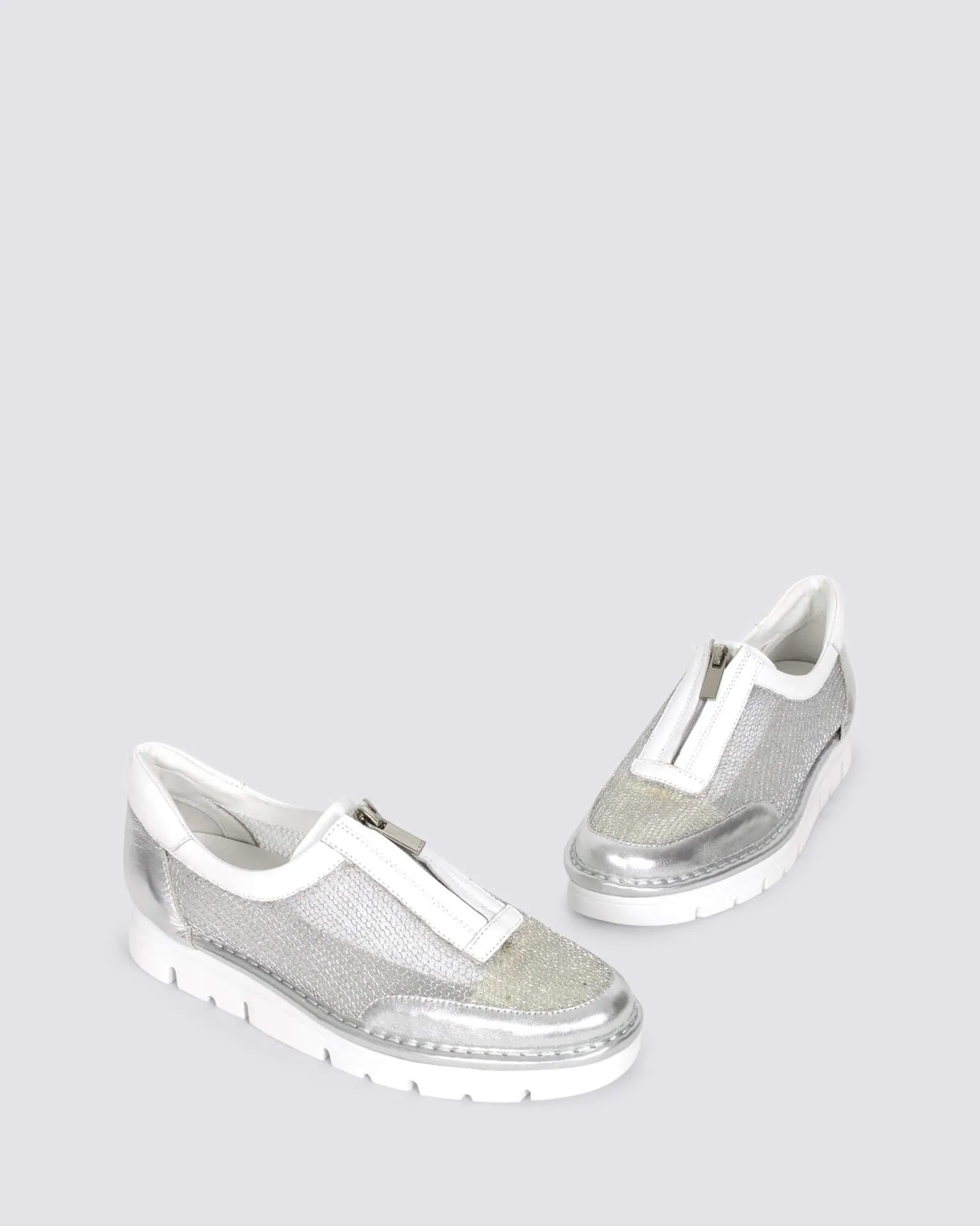 ESHE SNEAKERS SILVER/WHITE MULTI