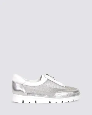 ESHE SNEAKERS SILVER/WHITE MULTI