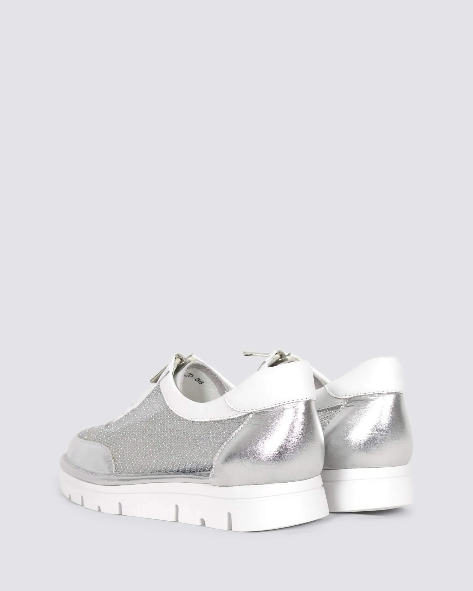 ESHE SNEAKERS SILVER/WHITE MULTI