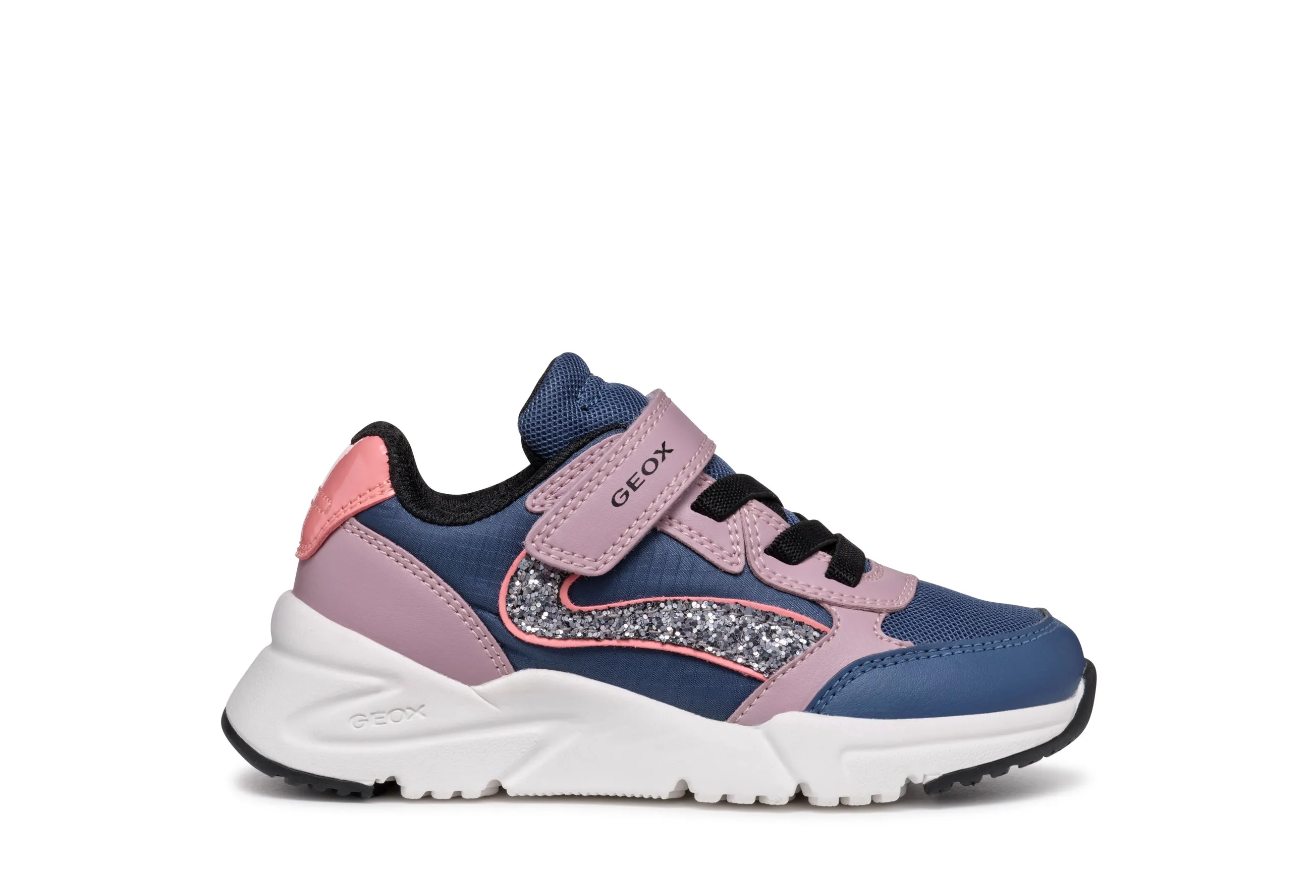 Geox Kids Trainers | Loftus Girl | Rose & Blue