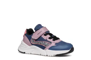 Geox Kids Trainers | Loftus Girl | Rose & Blue