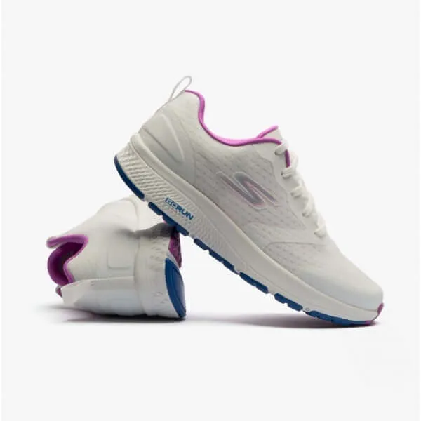 GO RUN CONSISTENT-INTENSIFY Ladies Lace-Up Trainers White/Purple