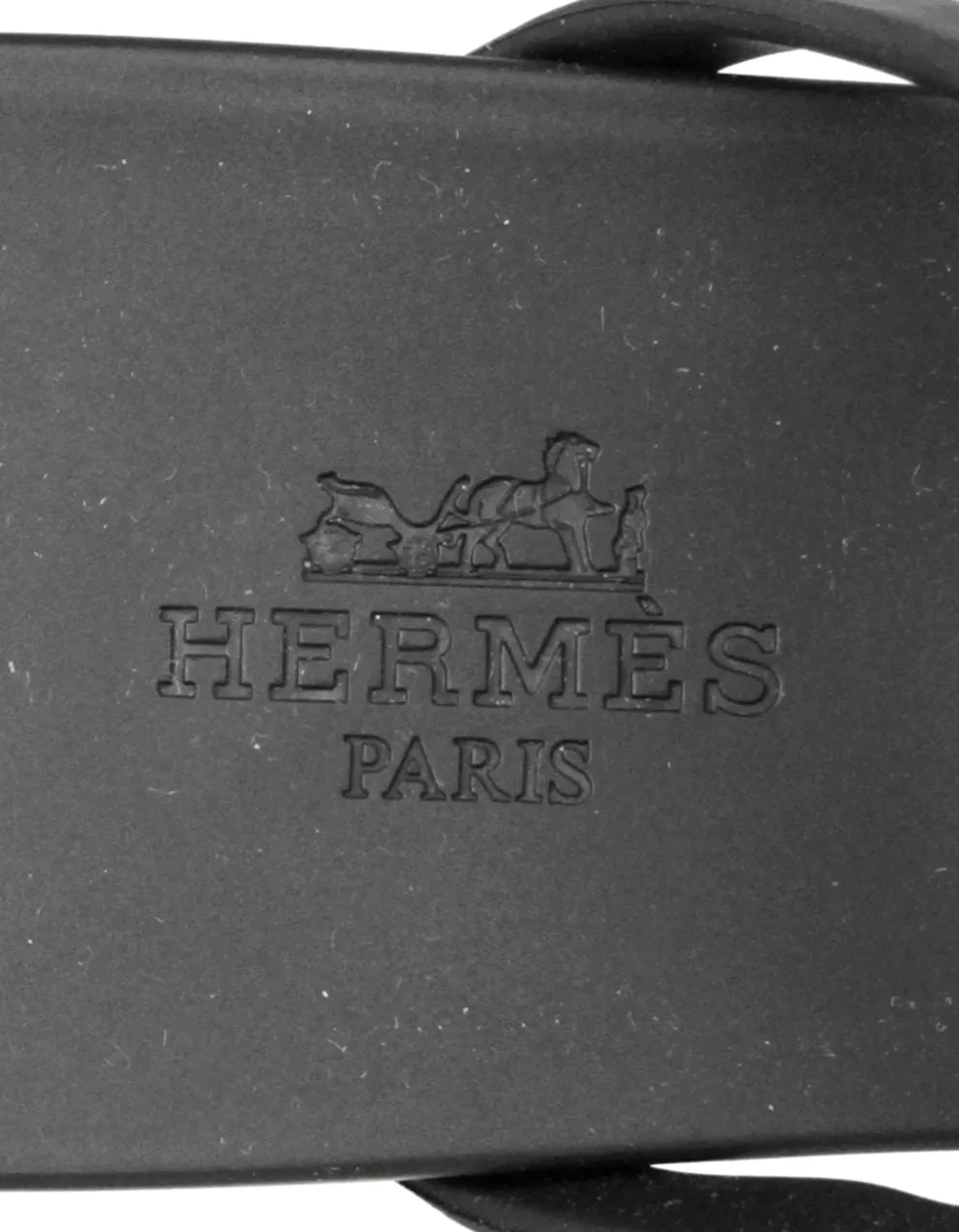 Hermes Black Waterproof TPU Egerie Sandals sz 39