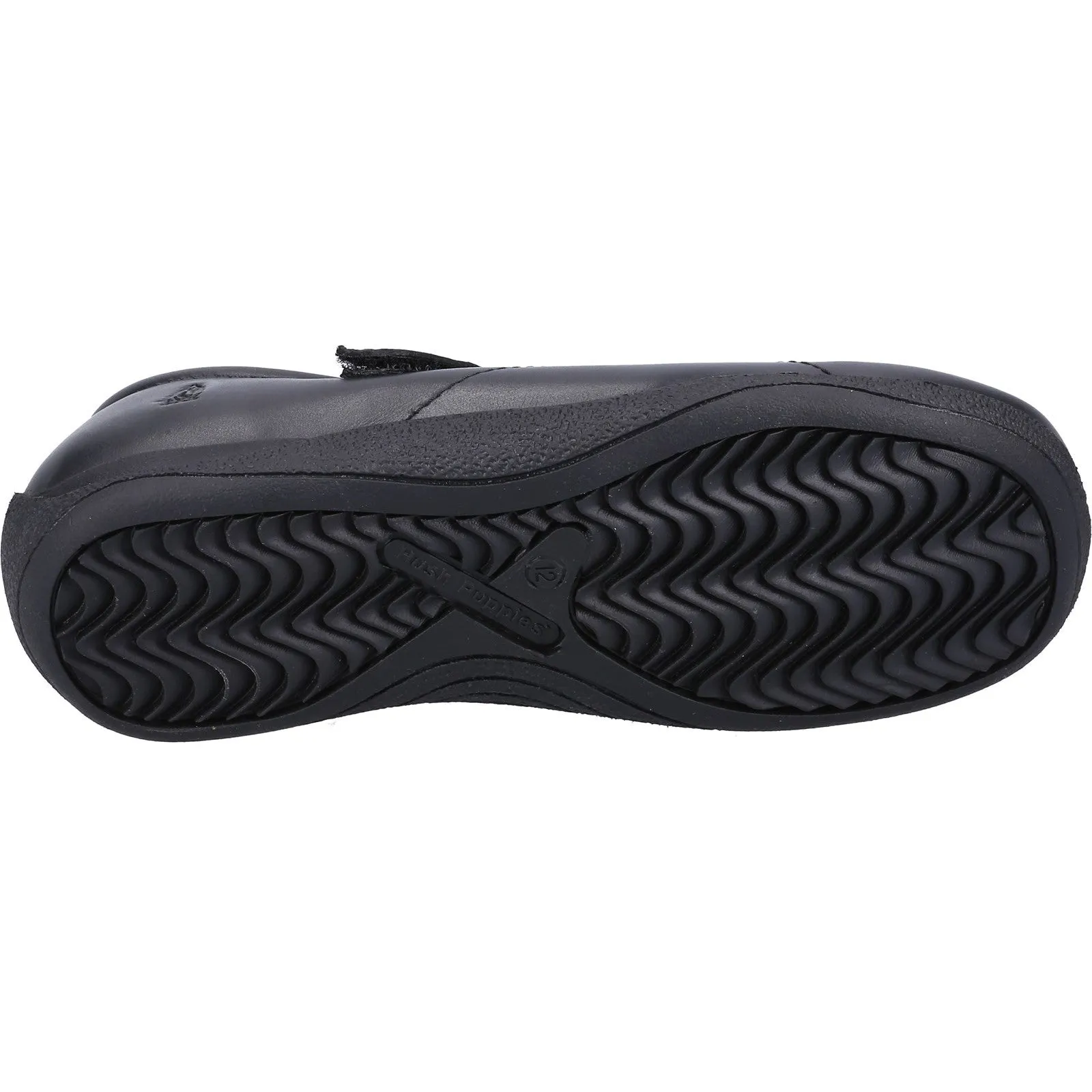 Hush Puppies Girls Aria School Shoes - Black