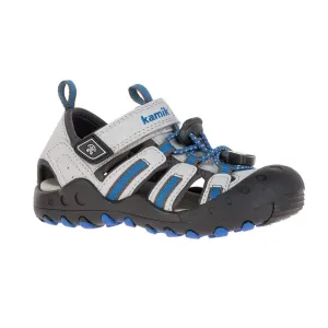 Kamik Grey/Light Blue Crab Toddler Sandal