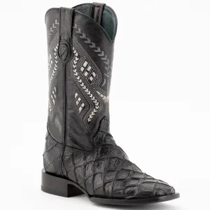 Men's Ferrini Bronco Print Pirarucu Fish Boots 4339304