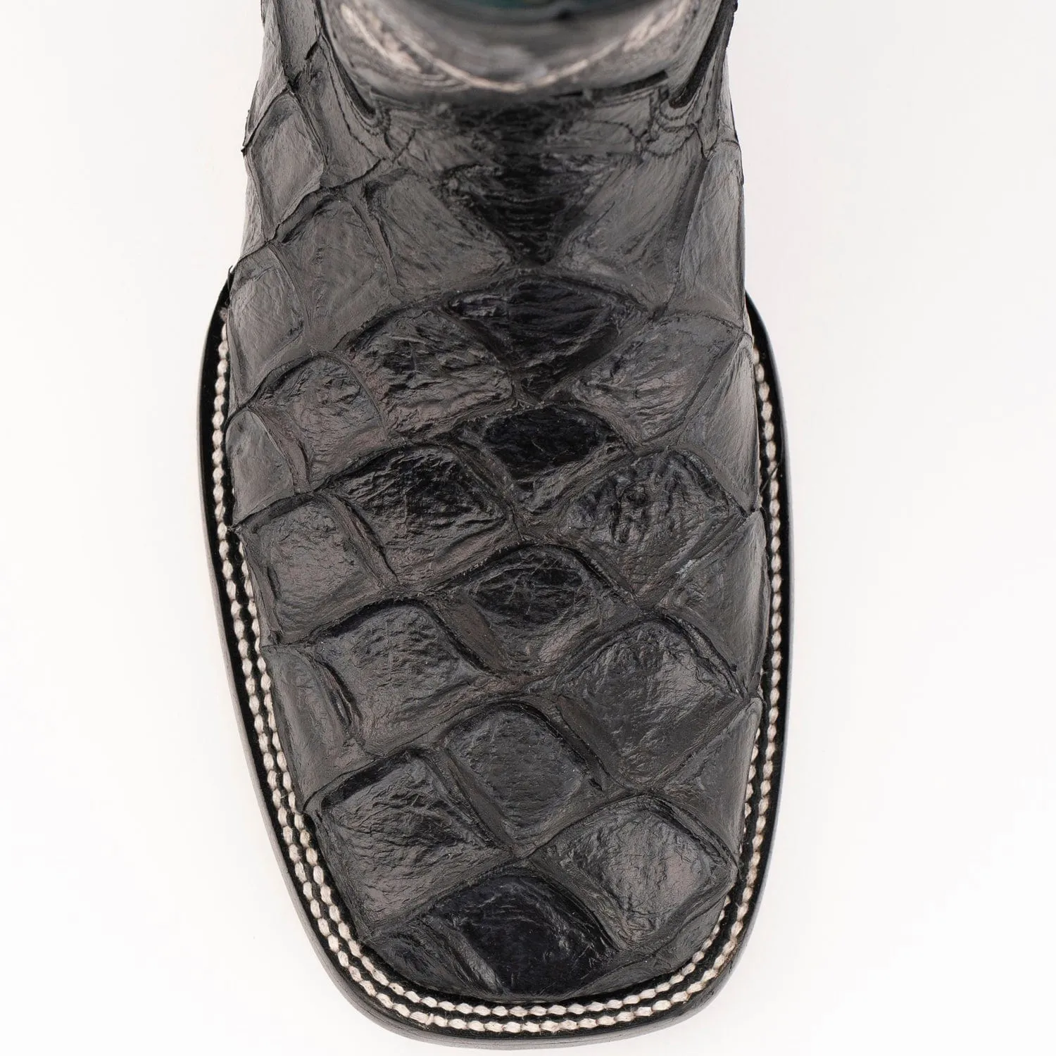 Men's Ferrini Bronco Print Pirarucu Fish Boots 4339304